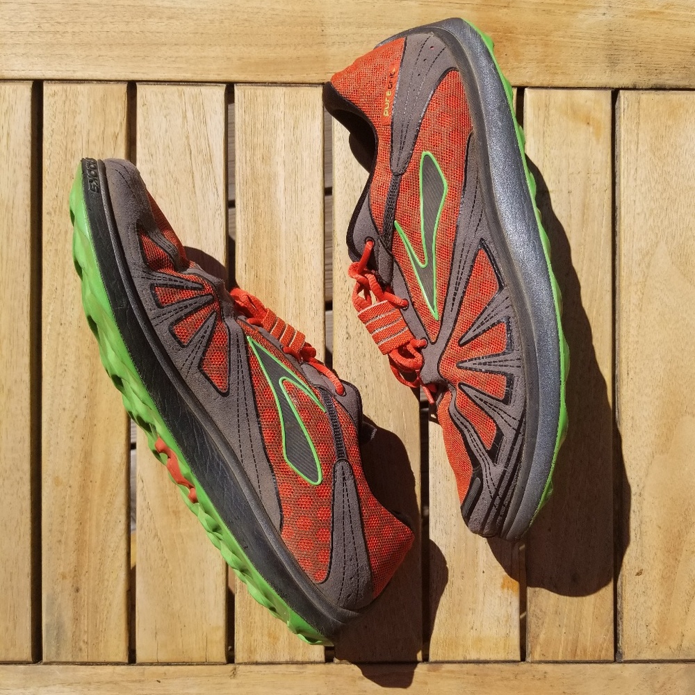 Brooks puregrit trail running shoe size 12